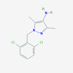 1-(2,6-dichlorobenzyl)-3,5-dimethyl-1H-pyrazol-4-amine