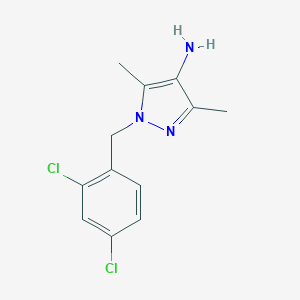 1-(2,4-Dichlorobenzyl)-3,5-dimethyl-1H-pyrazol-4-amine