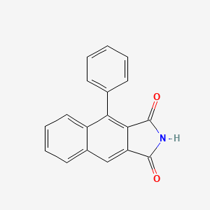 molecular formula C18H11NO2 B5078681 4-phenyl-1H-benzo[f]isoindole-1,3(2H)-dione CAS No. 75258-83-2