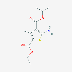 2-Ethyl 4-isopropyl 5-amino-3-methylthiophene-2,4-dicarboxylate