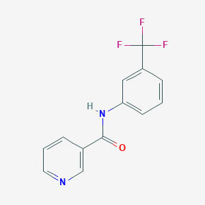 molecular formula C13H9F3N2O B5078743 N-[3-(trifluoromethyl)phenyl]nicotinamide CAS No. 24303-04-6