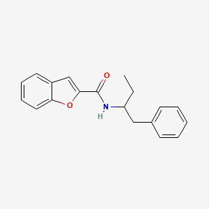 molecular formula C19H19NO2 B5078852 N-(1-phenylbutan-2-yl)-1-benzofuran-2-carboxamide 
