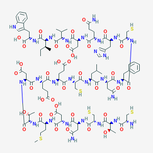 molecular formula C105H153N27O36S5 B050792 Sarafotoxin S 6c (reduced) CAS No. 116495-45-5
