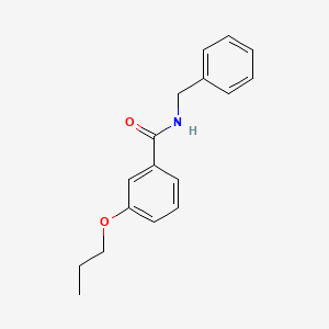 molecular formula C17H19NO2 B5079230 N-benzyl-3-propoxybenzamide 