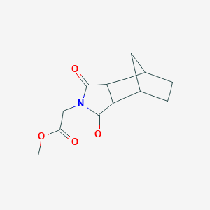 molecular formula C12H15NO4 B5079298 METHYL 2-{3,5-DIOXO-4-AZATRICYCLO[5.2.1.0(2),?]DECAN-4-YL}ACETATE 