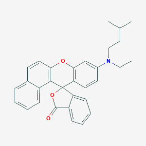 Spiro[12H-benzo[a]xanthene-12,1'(3'H)-isobenzofuran]-3'-one, 9-[ethyl(3-methylbutyl)amino]-