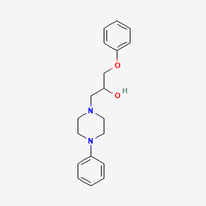 molecular formula C19H24N2O2 B5079558 1-Phenoxy-3-(4-phenylpiperazin-1-yl)propan-2-ol CAS No. 66307-43-5