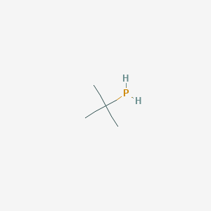molecular formula C4H11P B050799 膦化氢，(1,1-二甲基乙基)- CAS No. 2501-94-2