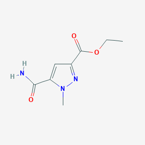 ethyl 5-carbamoyl-1-methyl-1H-pyrazole-3-carboxylate