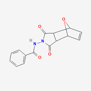 molecular formula C15H12N2O4 B5080195 N-(1,3-dioxo-1,3,3a,4,7,7a-hexahydro-2H-4,7-epoxyisoindol-2-yl)benzamide 