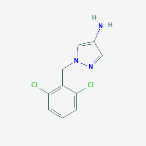 molecular formula C10H9Cl2N3 B508020 1-(2,6-dichlorobenzyl)-1H-pyrazol-4-amine CAS No. 512810-10-5