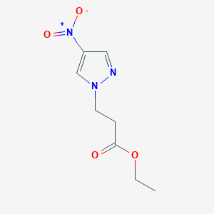molecular formula C8H11N3O4 B508021 Ethyl 3-(4-nitropyrazol-1-yl)propanoate CAS No. 512809-69-7