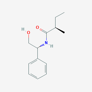 molecular formula C13H19NO2 B050803 [R-(R*,R*)]-N-(2-Hydroxy-1-phenylethyl)-2-methylbutanamide CAS No. 114862-02-1