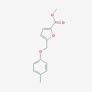 molecular formula C14H14O4 B508030 Methyl 5-[(4-methylphenoxy)methyl]-2-furoate CAS No. 438219-98-8