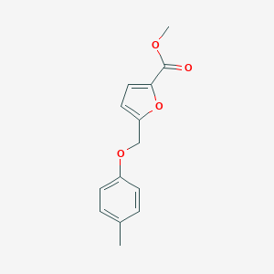 molecular formula C14H14O4 B508030 Methyl 5-[(4-methylphenoxy)methyl]furan-2-carboxylate CAS No. 438219-98-8