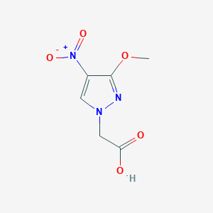 2-(3-methoxy-4-nitro-1H-pyrazol-1-yl)acetic acid
