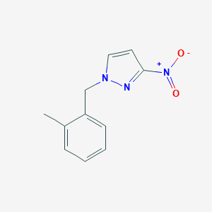 molecular formula C11H11N3O2 B508034 1-(2-methylbenzyl)-3-nitro-1H-pyrazole CAS No. 512809-17-5