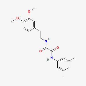 molecular formula C20H24N2O4 B5080401 N-[2-(3,4-dimethoxyphenyl)ethyl]-N'-(3,5-dimethylphenyl)oxamide 