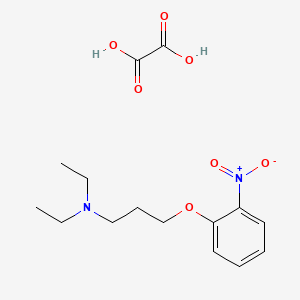 molecular formula C15H22N2O7 B5080850 N,N-diethyl-3-(2-nitrophenoxy)propan-1-amine;oxalic acid 