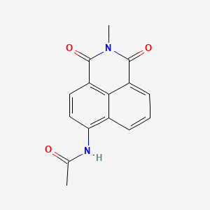 molecular formula C15H12N2O3 B5081724 N-(2-methyl-1,3-dioxo-2,3-dihydro-1H-benzo[de]isoquinolin-6-yl)acetamide 