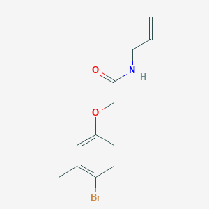 molecular formula C12H14BrNO2 B5081919 N-allyl-2-(4-bromo-3-methylphenoxy)acetamide 