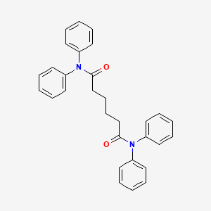 molecular formula C30H28N2O2 B5081989 N,N,N',N'-tetraphenylhexanediamide 