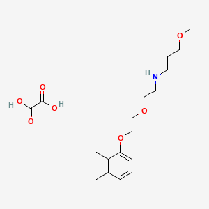 molecular formula C18H29NO7 B5082115 N-[2-[2-(2,3-dimethylphenoxy)ethoxy]ethyl]-3-methoxypropan-1-amine;oxalic acid 