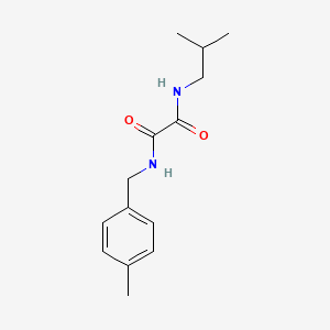 molecular formula C14H20N2O2 B5082232 N-(4-methylbenzyl)-N'-(2-methylpropyl)ethanediamide 