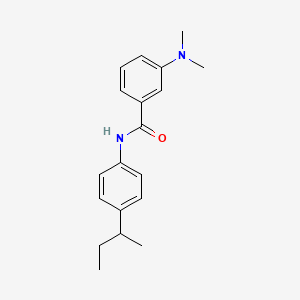 molecular formula C19H24N2O B5082357 N-(4-butan-2-ylphenyl)-3-(dimethylamino)benzamide 