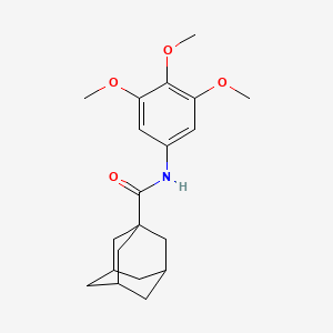 molecular formula C20H27NO4 B5082483 N-(3,4,5-trimethoxyphenyl)-1-adamantanecarboxamide 