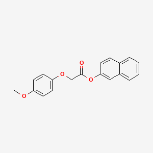 molecular formula C19H16O4 B5082961 Naphthalen-2-yl 2-(4-methoxyphenoxy)acetate 