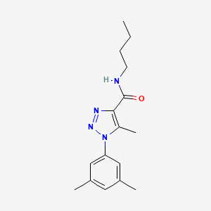 molecular formula C16H22N4O B5083100 N-butyl-1-(3,5-dimethylphenyl)-5-methyltriazole-4-carboxamide 