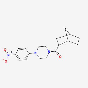 molecular formula C18H23N3O3 B5083192 bicyclo[2.2.1]hept-2-yl[4-(4-nitrophenyl)piperazin-1-yl]methanone CAS No. 5540-69-2