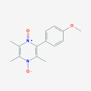 2-(4-methoxyphenyl)-3,5,6-trimethylpyrazine 1,4-dioxide