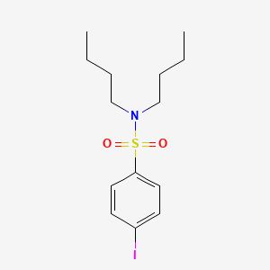 molecular formula C14H22INO2S B5083278 N,N-dibutyl-4-iodobenzene-1-sulfonamide 