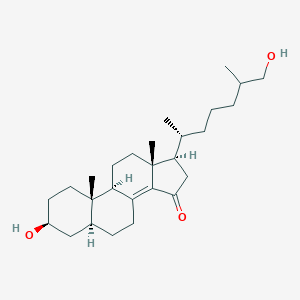 molecular formula C27H44O3 B050835 3,26-Dihydroxycholest-8(14)-en-15-one CAS No. 114182-43-3
