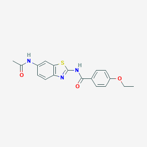 N-[6-(acetylamino)-1,3-benzothiazol-2-yl]-4-ethoxybenzamide