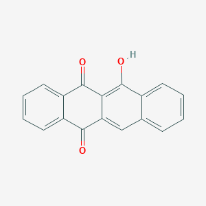 molecular formula C18H10O3 B5083620 6-Hydroxytetracene-5,12-dione CAS No. 6336-86-3