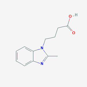 molecular formula C12H14N2O2 B050840 4-(2-甲基-1H-苯并咪唑-1-基)丁酸 CAS No. 115444-73-0