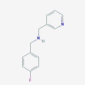 molecular formula C13H13FN2 B050842 (4-氟苄基)吡啶-3-基甲胺 CAS No. 113248-64-9
