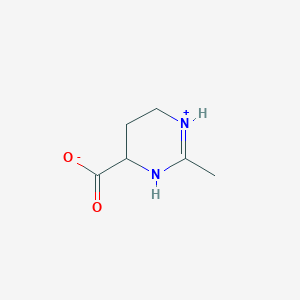 molecular formula C6H10N2O2 B050844 2-Methyl-4-carboxy-3,4,5,6-tetrahydropyrimidine CAS No. 117305-84-7