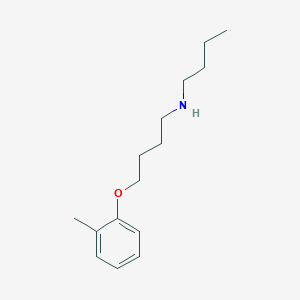 molecular formula C15H25NO B5084439 N-butyl-4-(2-methylphenoxy)-1-butanamine 