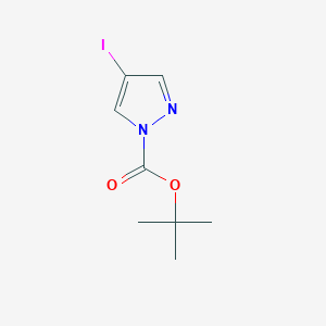 molecular formula C8H11IN2O2 B050845 tert-butyl 4-iodo-1H-pyrazole-1-carboxylate CAS No. 121669-70-3