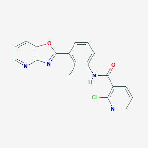 2-Chloro-N-(2-methyl-3-oxazolo[4,5-b]pyridin-2-yl-phenyl)-nicotinamide