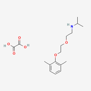molecular formula C17H27NO6 B5084985 N-[2-[2-(2,6-dimethylphenoxy)ethoxy]ethyl]propan-2-amine;oxalic acid 