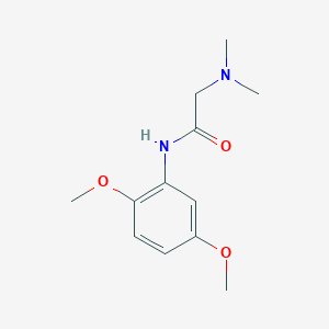 molecular formula C12H18N2O3 B5085317 N-(2,5-dimethoxyphenyl)-2-(dimethylamino)acetamide 
