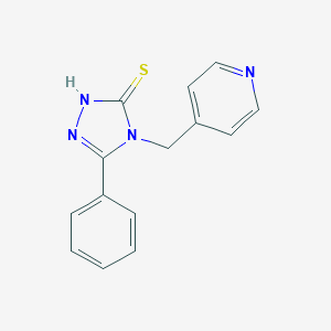5-phenyl-4-(4-pyridinylmethyl)-4H-1,2,4-triazol-3-yl hydrosulfide