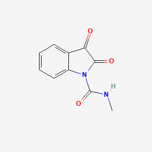 molecular formula C10H8N2O3 B5085861 N-(methylcarbamoyl)isatin 