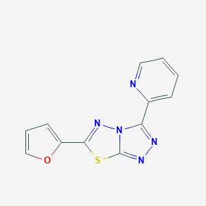 6-(2-Furyl)-3-(2-pyridinyl)[1,2,4]triazolo[3,4-b][1,3,4]thiadiazole