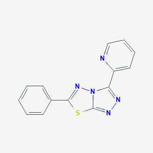 6-Phenyl-3-(2-pyridinyl)[1,2,4]triazolo[3,4-b][1,3,4]thiadiazole